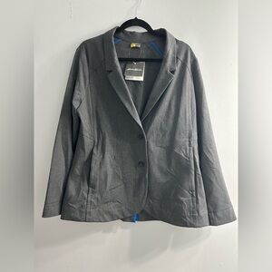 Women’s Eddie Bauer grey travex blazer suit jacket